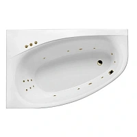 Ванна гидромассажная Excellent Kameleon Smart 170 x 110 см, левая, белый/бронза, WAEX.KML17.SMART.BR