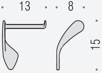 Бумагодержатель Colombo Khala хром B1808 (детальная фотография), современные, hi-tech
