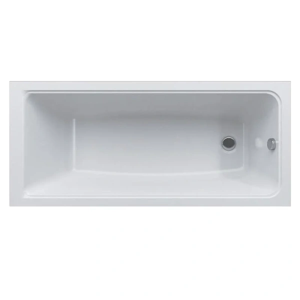 Ванна акриловая Alba Spa Gamma ВПР0220200100, 150 x 70 см, цвет белый (детальная фотография), современныe, hi-tech