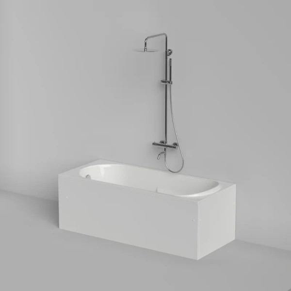 Ванна акриловая Berges Lumbo 160x75 см белая 050002 (детальная фотография), прямоугольные