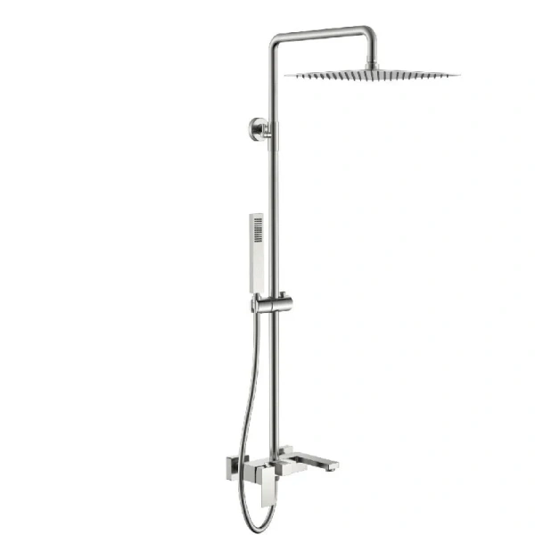 Душевая стойка Boheme Qubic brushed nickel 478-NB (детальная фотография)