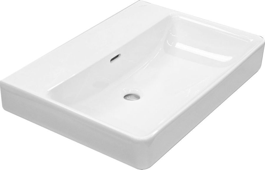 Раковина Laufen Pro S 65 см без отверстия для смесителя, с отверстием перелива 8.1096.4.000.109.1 (детальная фотография)