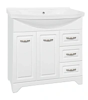 Тумба под раковину напольная Style Line Олеандр-2 86 см белая