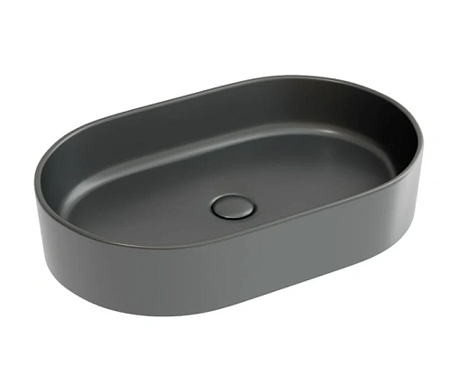 Раковина Ceramica Nova Element 60 см темный антрацит - фото 1