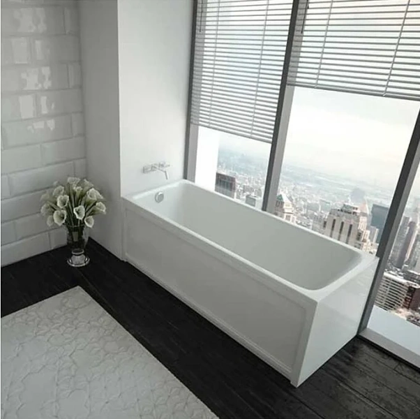 Ванна акриловая Azario Bella AV.0020165 165 x 70 см, белая (детальная фотография), 165х70