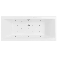Ванна гидромассажная Excellent Pryzmat Slim Relax 170 x 75 см, белый/хром, WAEX.PRY17S.RELAX.CR