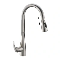 Смеситель для кухни BelBagno из нержавеющей стали