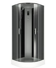 Душевая кабина Bas Альба 100, цвет чёрный