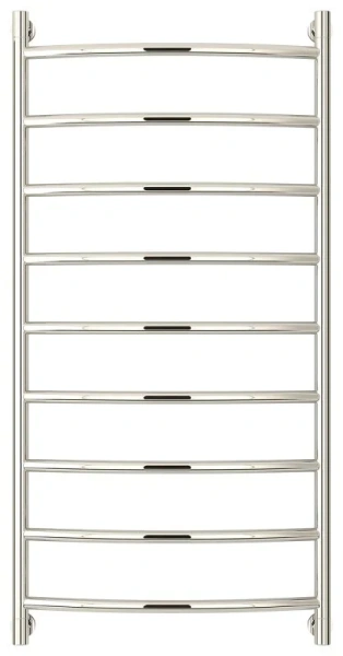 Полотенцесушитель водяной Сунержа Галант+ 0200-1260 60х120 см перемычка выгнутая (детальная фотография), лесенка, вертикальные