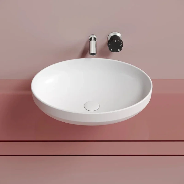 Раковина Ceramica Nova Element 50 см белая матовая CN6056MW (детальная фотография), белые