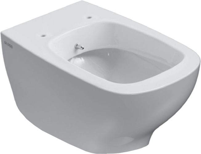 Унитаз-биде подвесной Globo Genesis GEB03 (детальная фотография)