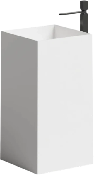 Раковина напольная Salini Armonia Square 01 белая глянцевая 130511G (детальная фотография)