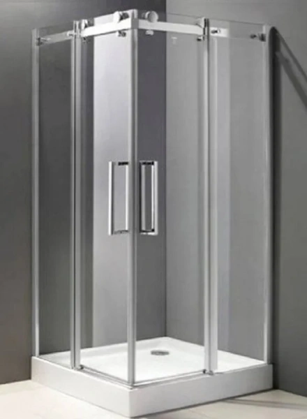 Душевой уголок Cezares Stylus M 90х90 см квадратный STYLUS-O-M-A-2-90-C-Cr (детальная фотография)