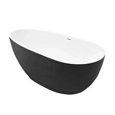 Ванна акриловая Grossman Fly 160x80 см черная матовая