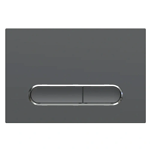 Клавиша смыва Boheme графит матовый - фото 1