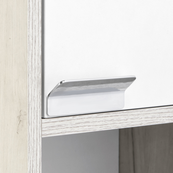 Шкаф подвесной Акватон Флай 35 см белый/дуб крафт, правый 1A237903FAX1R (детальная фотография), современные, hi-tech