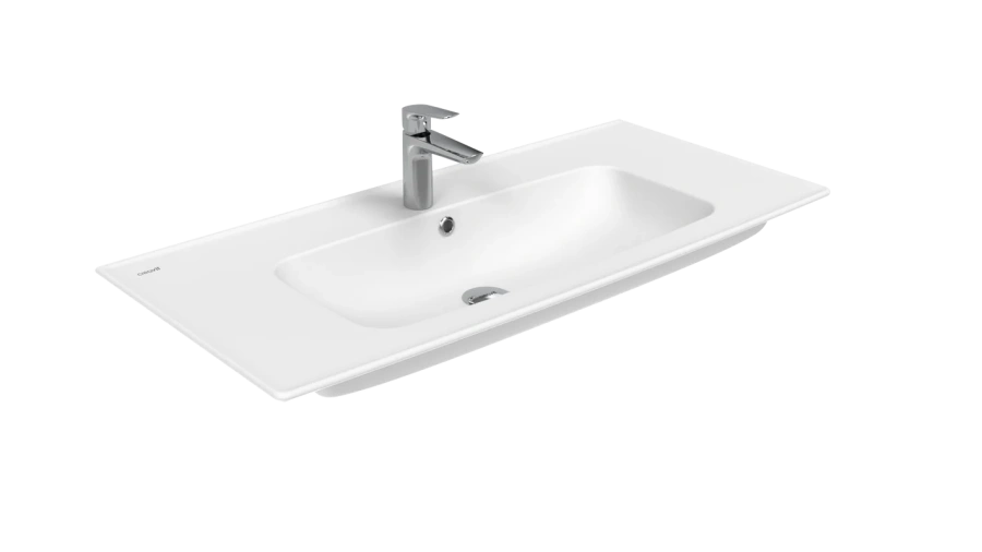 Раковина Creavit Erine 85 см белая ER085-00CB00E-0000 (детальная фотография)