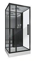 Душевая кабина Grossman 100x90 см черная