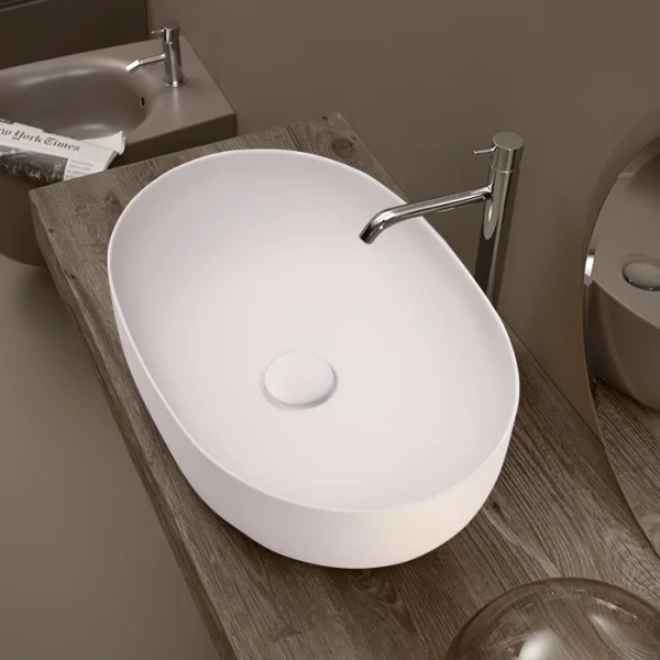 Донный клапан для раковины Kerasan Nolita белый матовый 923330 (детальная фотография), в наличии