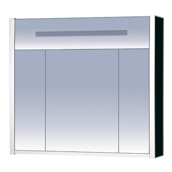 Зеркальный шкаф, цвет чёрный, Misty Джулия Л-Джу04090-0210 (детальная фотография)