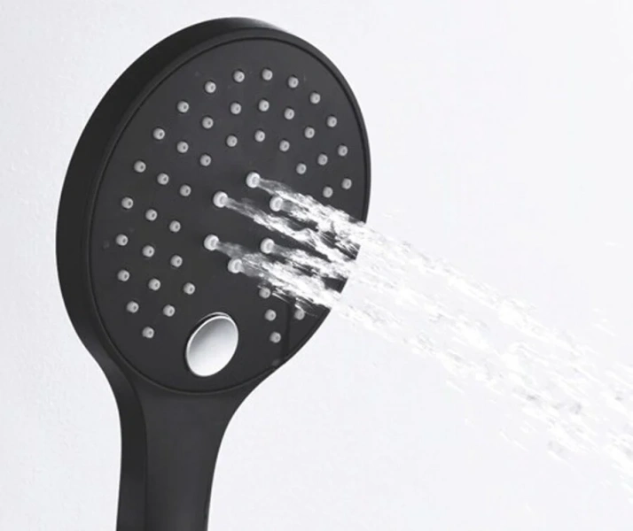 Душевой комплект WasserKRAFT Elbe с термостатом A177471 (детальная фотография), современные, hi-tech