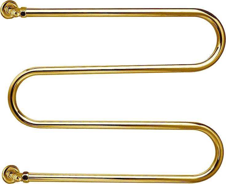 Полотенцесушитель водяной Margaroli Vento 402 золото 402GO (детальная фотография)