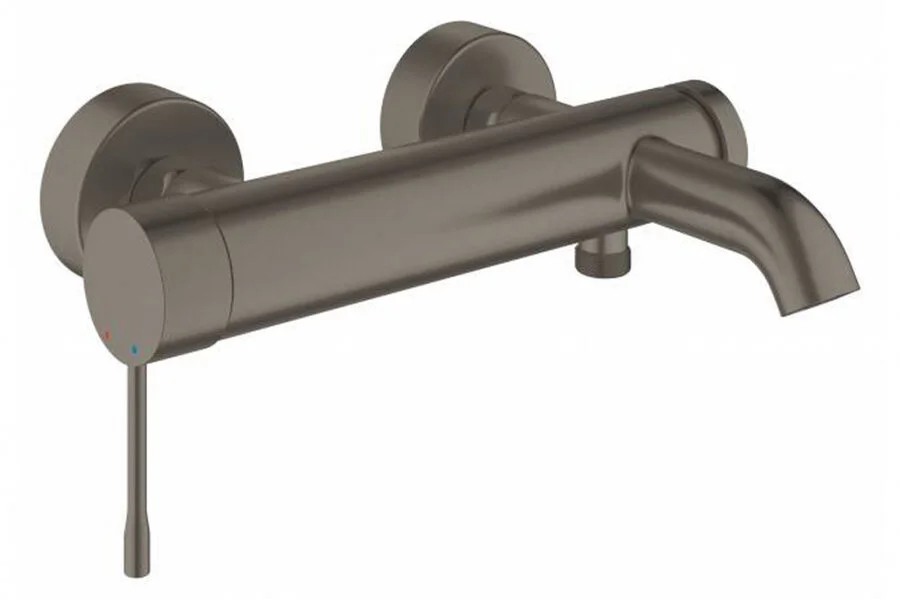 Смеситель для ванны темный графит матовый Grohe Essence New  33624AL1 (детальная фотография)