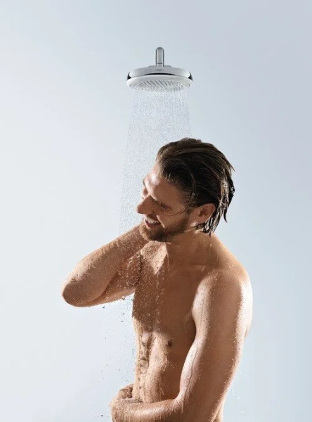 Верхний душ Hansgrohe Crometta хром/белый 26576400 (детальная фотография), хром, белые index_1