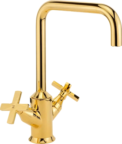 Смеситель для раковины Migliore Sirius золото - фото 2