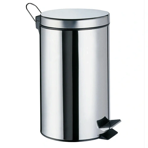 Мусорное ведро WasserKRAFT хром - фото 1
