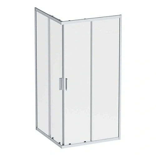 Душевой уголок Am.Pm Gem 100x100 см профиль хром матовый - фото 2