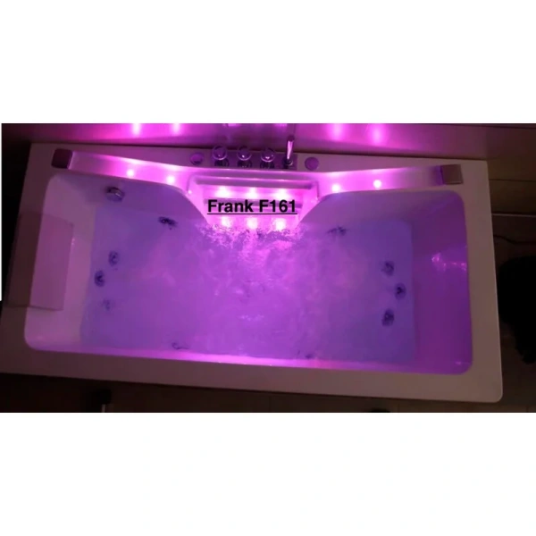 Ванна гидромассажная Frank F161, пристенная, 160 x 85 x 60 см, 2014326096 (детальная фотография), с гидромассажем