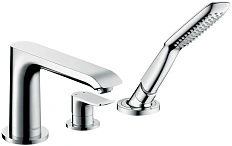 Смеситель для ванны Hansgrohe Metris 31190000 на борт