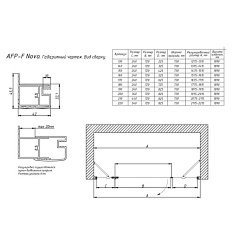 Душевая дверь профиль бронза стекло сатин Vegas-glass