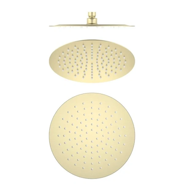 Верхний душ Акватек золото шлифованное AQ2073BG (детальная фотография)