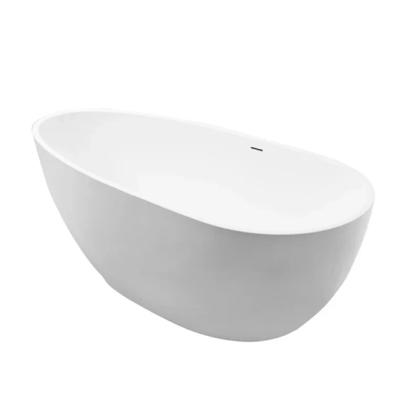 Ванна акриловая Grossman Fly, 160 x 80 см, отдельностоящая, белая матовая, GR-1103M (детальная фотография)