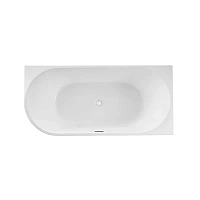 Ванна акриловая Vincea VBT-402-1600L/VBT-402-1600R, 160 x 75 см, слив-перелив в комплекте, левая/правая, цвет белый