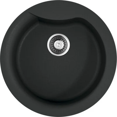 Мойка для кухни Omoikiri Yasugata 48R-BL 48 см черная 4993130 (детальная фотография)