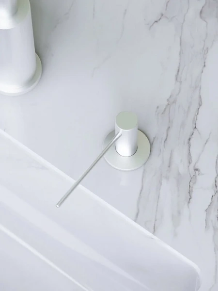 Диспенсер для жидкого мыла AM.PM Gem матовый хром A9037211 (детальная фотография), металлические