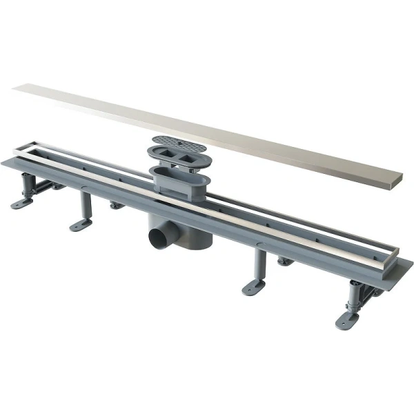 Душевой лоток RGW SDR 80 см хром 64213480-01 (детальная фотография), для монтажа в пол