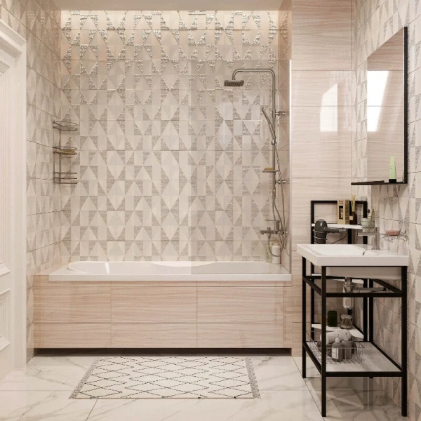 Ванна акриловая Diwo Ярославль 160 x 70 см, с ножками, цвет белый, 333192/333194 (детальная фотография), 160х70