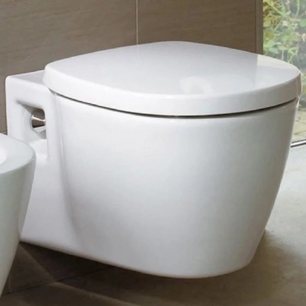 Унитаз подвесной Ideal Standard Connect с сиденьем микролифт W941102 (детальная фотография), без бачка, со скрытым бачком