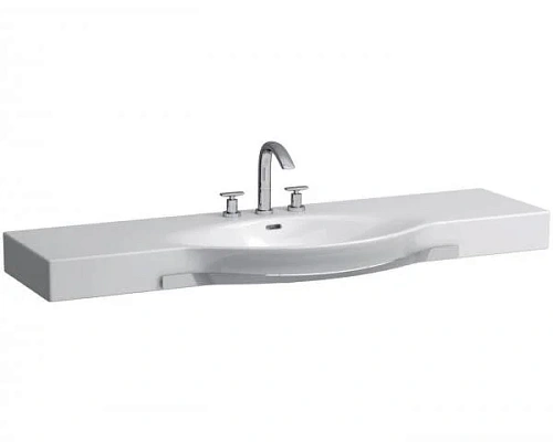 Раковина Laufen Palace 8.1270.6.000.10 150 см с полотенцедержателем - фото 11