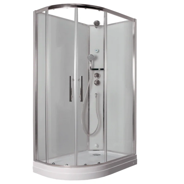 Душевая кабина Timo Ilma ILMA-902 (детальная фотография), полукруглые, асимметричные