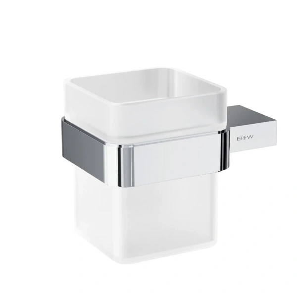 Набор аксессуаров для ванной Black&White Gravity хром 7710C (детальная фотография), современные, hi-tech