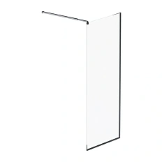 Душевая перегородка Am.Pm Func 80 см профиль черный