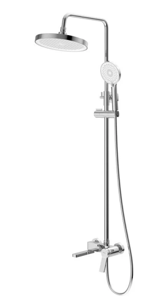 Душевая стойка BelBagno Albano хром ALBANO-VSCM-CRM (детальная фотография), хром