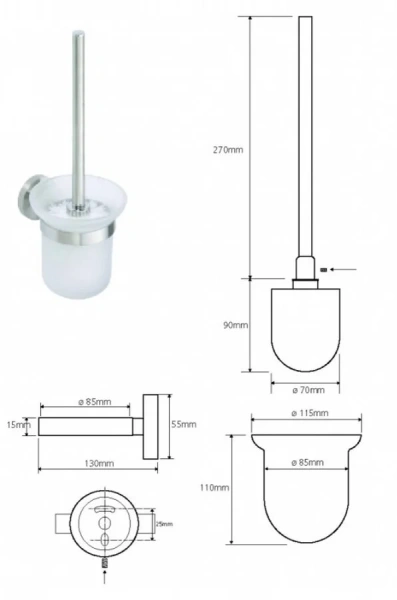 Ершик Bemeta Neo подвесной 104113019 (детальная фотография), современные, hi-tech
