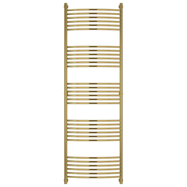 Полотенцесушитель водяной, цвет золото перемычка выгнутая Богема+ 1900х600 03-0221-1960 (детальная фотография), с нижним подключением