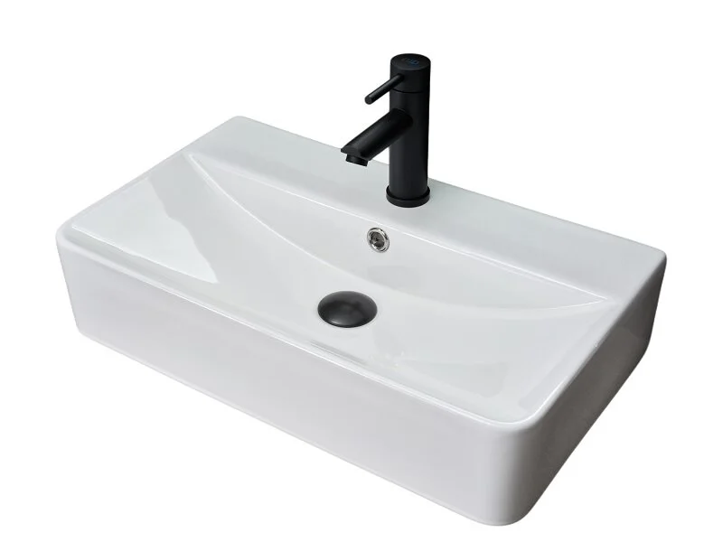 Раковина GID Geometrico N1344 61 см белая 51226 (детальная фотография)